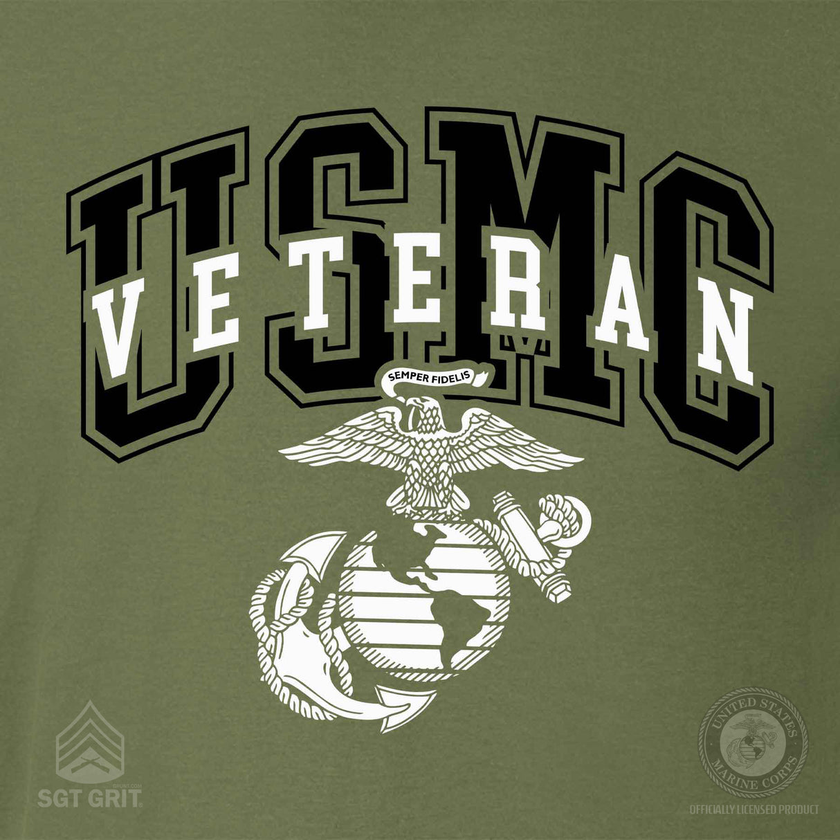 USMC Veteran Overlay Long Sleeve - SGT GRIT