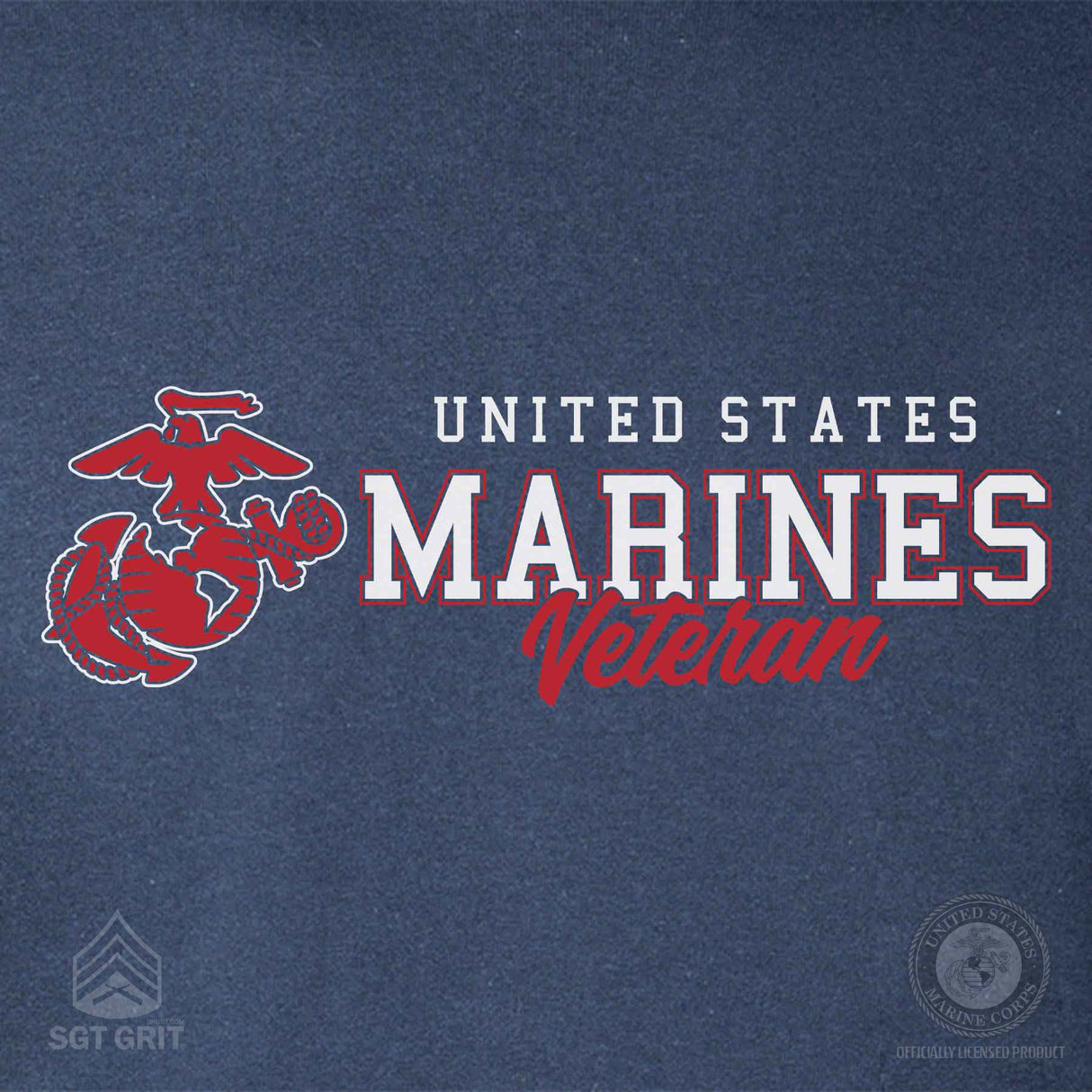 USMC Veteran Script Long Sleeve - SGT GRIT