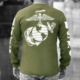 USMC OD Long Sleeve T-shirt - SGT GRIT