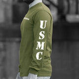 USMC OD Long Sleeve T-shirt - SGT GRIT