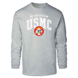2nd Tank Battalion Arched Long Sleeve T-shirt - SGT GRIT