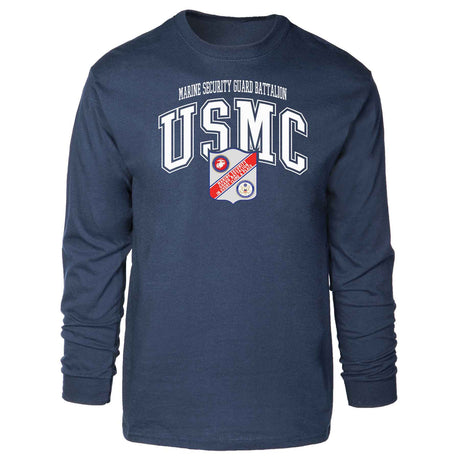 Marine Security Guard Arched Long Sleeve T-shirt - SGT GRIT