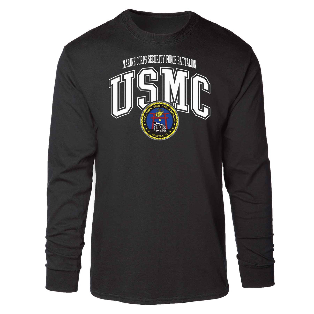 Marine Corps Security Force Arched Long Sleeve T-shirt - SGT GRIT