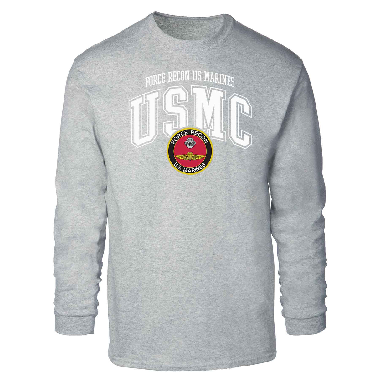 Force Recon US Marines Arched Long Sleeve T-shirt - SGT GRIT