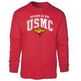 2nd Marine Air Wing Arched Long Sleeve T-shirt - SGT GRIT