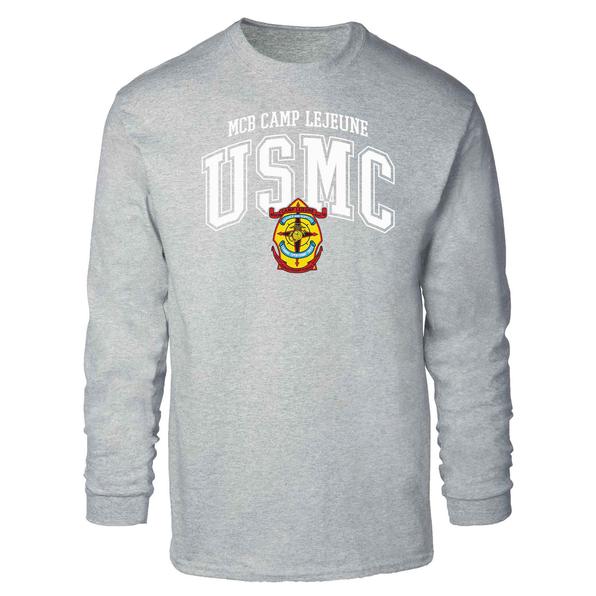 MCB Camp Lejeune Arched Long Sleeve T-shirt - SGT GRIT