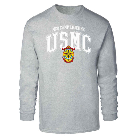 MCB Camp Lejeune Arched Long Sleeve T-shirt - SGT GRIT