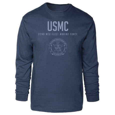 22nd MEU Fleet Marine Force Tonal Long Sleeve T-shirt - SGT GRIT