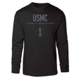 Vietnam 1st Marine Division Tonal Long Sleeve T-shirt - SGT GRIT