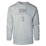 Vietnam 1st Marine Division Tonal Long Sleeve T-shirt - SGT GRIT