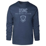 3rd Marine Division Tonal Long Sleeve T-shirt - SGT GRIT