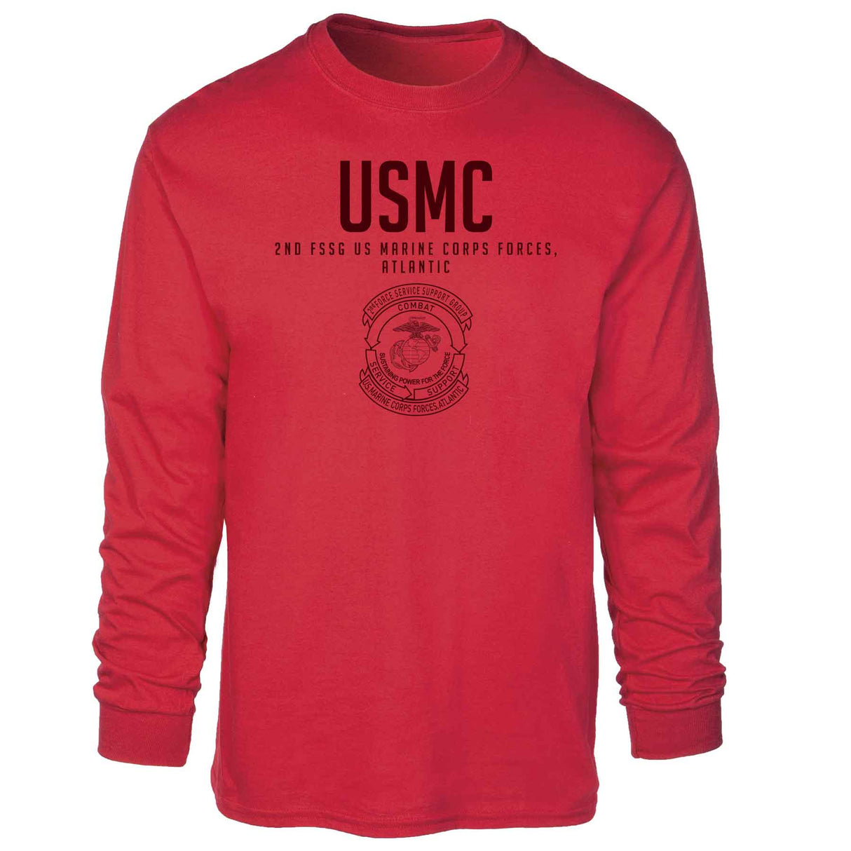 2nd FSSG US Marine Corps Tonal Long Sleeve T-shirt - SGT GRIT