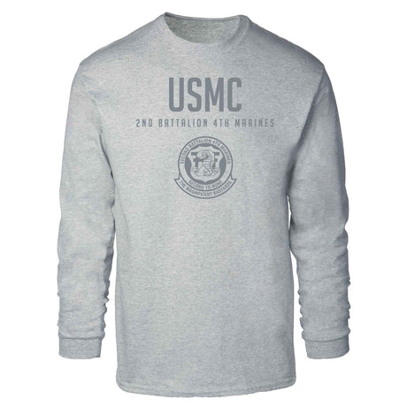 2nd Battalion 4th Marines Tonal Long Sleeve T-shirt - SGT GRIT