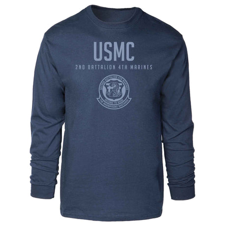 2nd Battalion 4th Marines Tonal Long Sleeve T-shirt - SGT GRIT