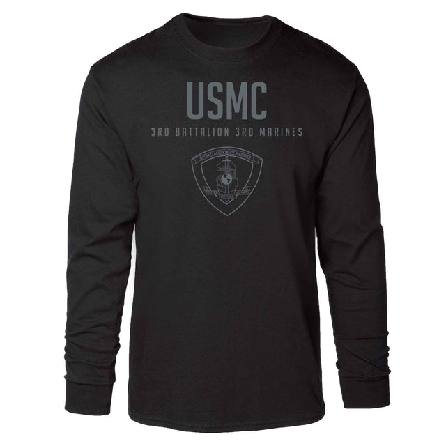 3rd Battalion 3rd Marines Tonal Long Sleeve T-shirt - SGT GRIT