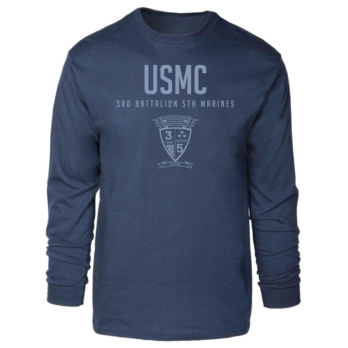 3rd Battalion 5th Marines Tonal Long Sleeve T-shirt - SGT GRIT