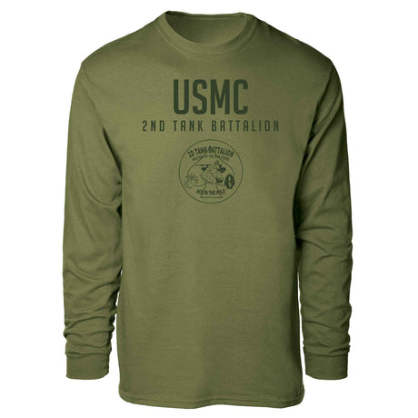 2nd Tank Battalion Tonal Long Sleeve T-shirt - SGT GRIT