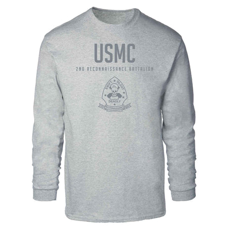 2nd Reconnaissance Battalion Tonal Long Sleeve T-shirt - SGT GRIT