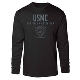 3rd Recon Battalion Tonal Long Sleeve T-shirt - SGT GRIT