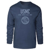 2D Anglico FMF Tonal Long Sleeve T-shirt - SGT GRIT