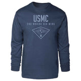 2nd Marine Air Wing Tonal Long Sleeve T-shirt - SGT GRIT
