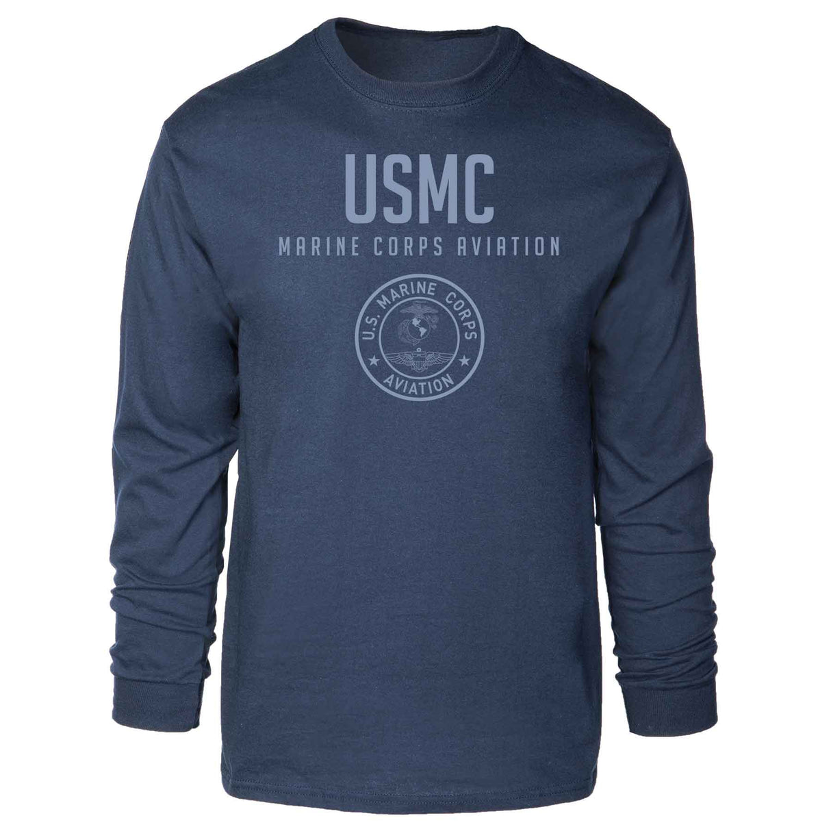 Marine Corps Aviation Tonal Long Sleeve T-shirt - SGT GRIT