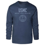 Marine Corps Aviation Tonal Long Sleeve T-shirt - SGT GRIT