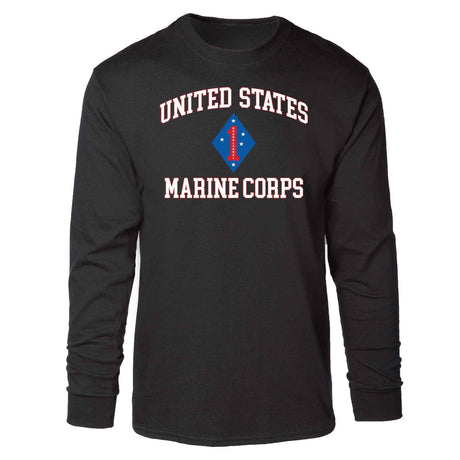 Guadalcanal 1st Marine Division USMC Long Sleeve T-shirt - SGT GRIT