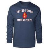 2nd Marine Division USMC Long Sleeve T-shirt - SGT GRIT
