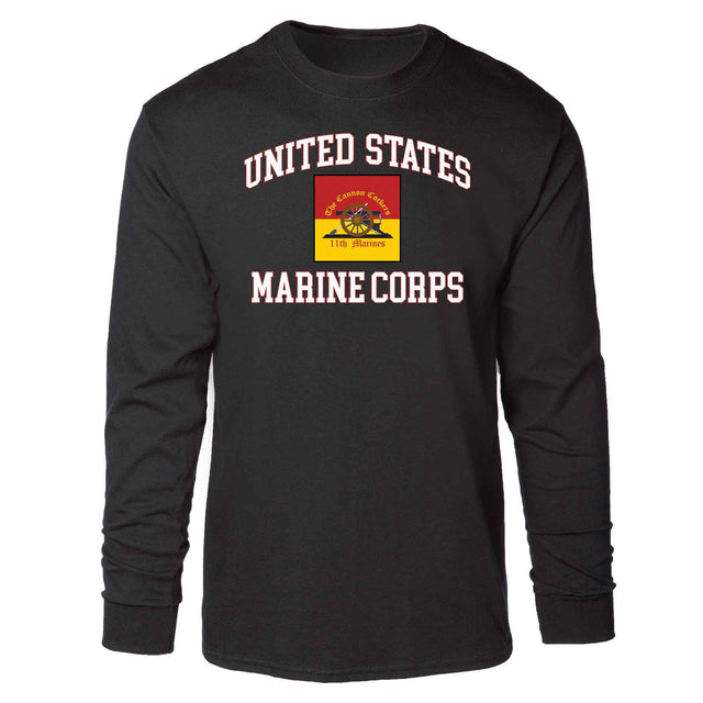 11th Marines Regimental USMC Long Sleeve T-shirt - SGT GRIT