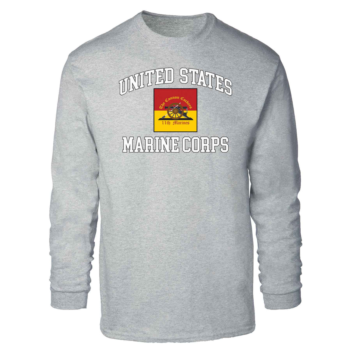 11th Marines Regimental USMC Long Sleeve T-shirt - SGT GRIT