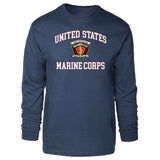 1st Battalion 3rd Marines USMC Long Sleeve T-shirt - SGT GRIT