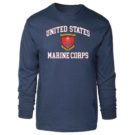 1st Battalion 5th Marines USMC Long Sleeve T-shirt - SGT GRIT