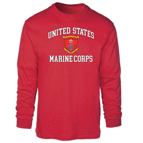 1st Battalion 5th Marines USMC Long Sleeve T-shirt - SGT GRIT