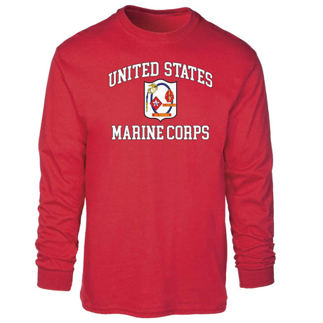 1st Battalion 6th Marines USMC Long Sleeve T-shirt - SGT GRIT