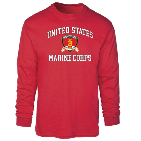 2nd Battalion 3rd Marines USMC Long Sleeve T-shirt - SGT GRIT