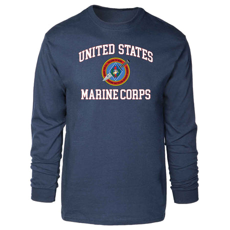 2nd Battalion 7th Marines USMC Long Sleeve T-shirt - SGT GRIT