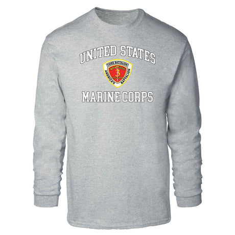 3rd Battalion 3rd Marines USMC Long Sleeve T-shirt - SGT GRIT
