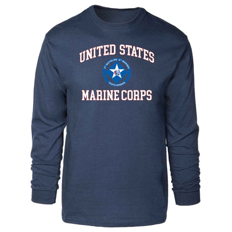 3rd Battalion 6th Marines USMC Long Sleeve T-shirt - SGT GRIT