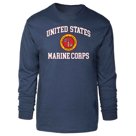 3rd Battalion 7th Marines USMC Long Sleeve T-shirt - SGT GRIT