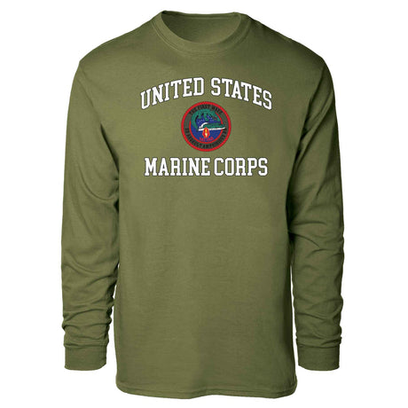 2nd Amphibious Assault Bn USMC Long Sleeve T-shirt - SGT GRIT