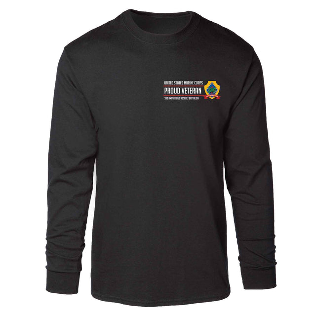 3rd Amphibious Assault Bn Proud Veteran Long Sleeve T-shirt - SGT GRIT