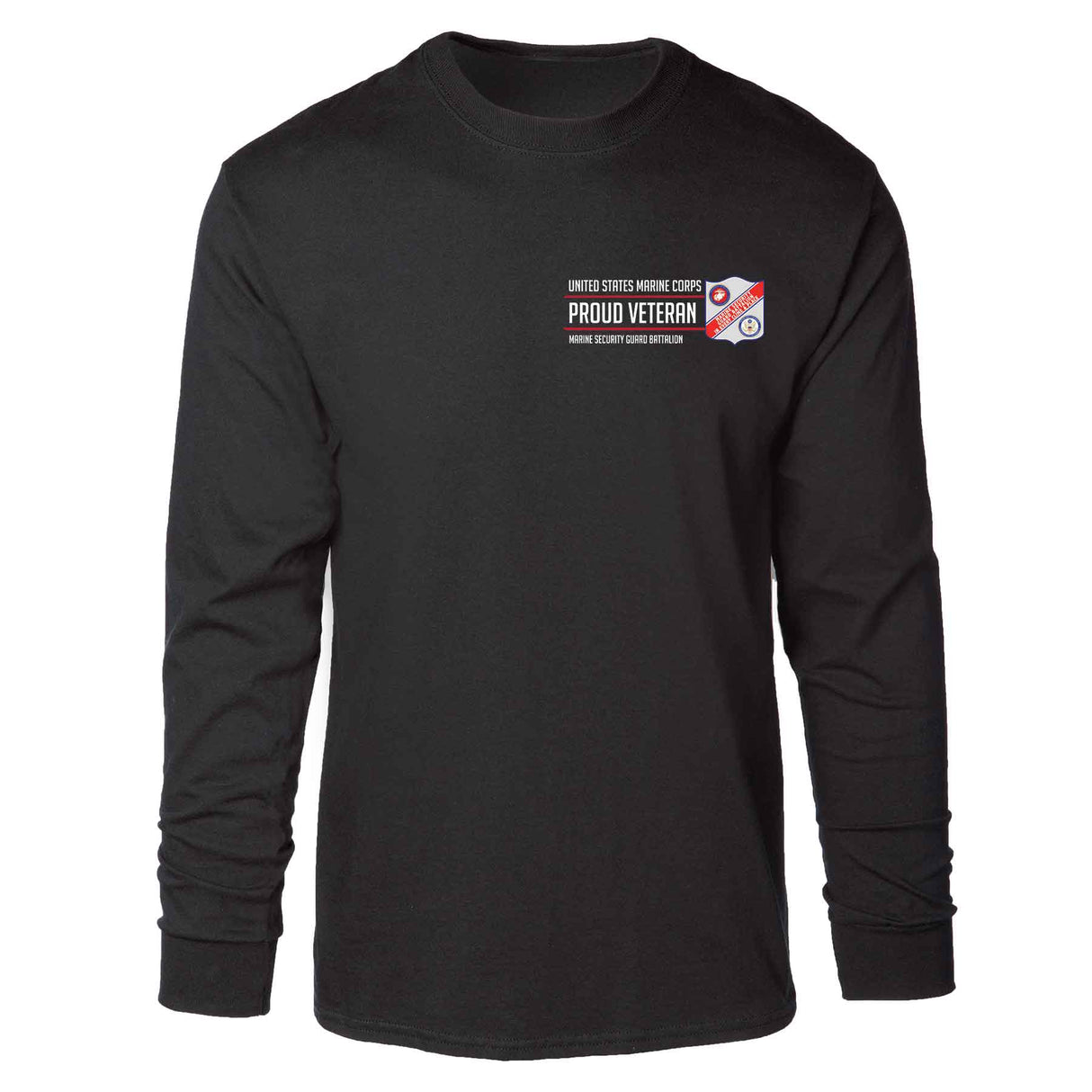 Marine Security Guard Proud Veteran Long Sleeve T-shirt - SGT GRIT