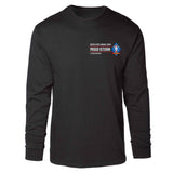 1st Recon Battalion Proud Veteran Long Sleeve T-shirt - SGT GRIT