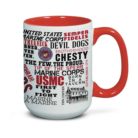 Marine Corps Word Wrap Mug - SGT GRIT