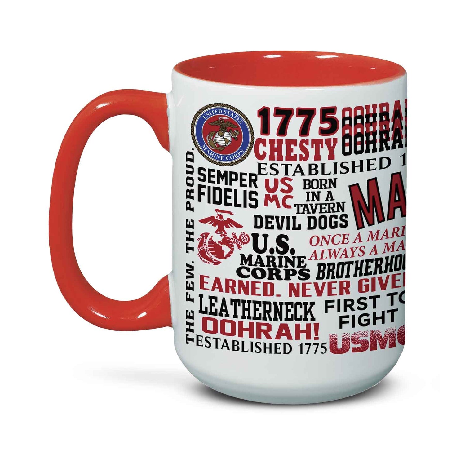 Marine Corps Word Wrap Mug – SGT GRIT