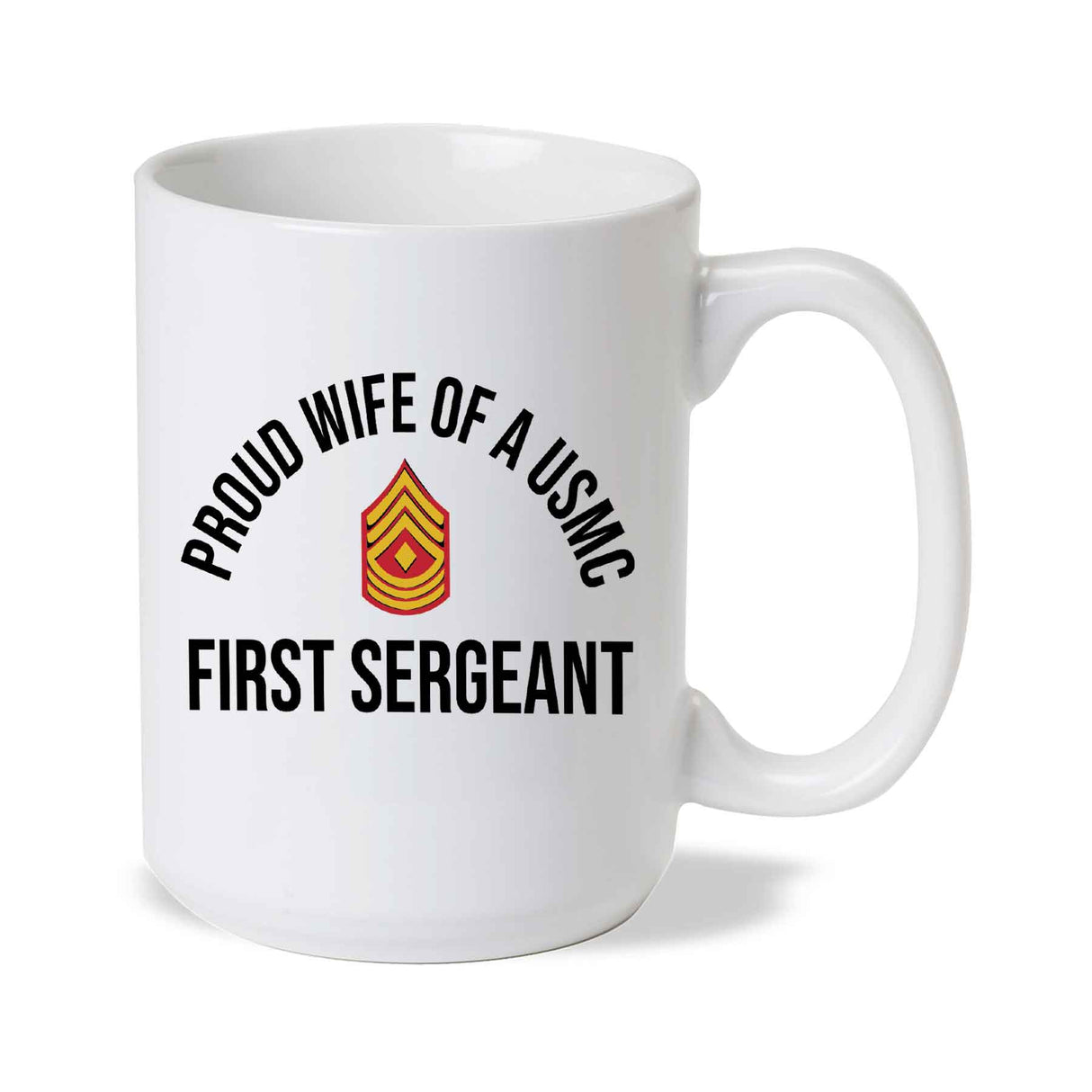 Wife of a USMC Mug - Choose Your USMC Rank - SGT GRIT