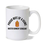 Wife of a USMC Mug - Choose Your USMC Rank - SGT GRIT