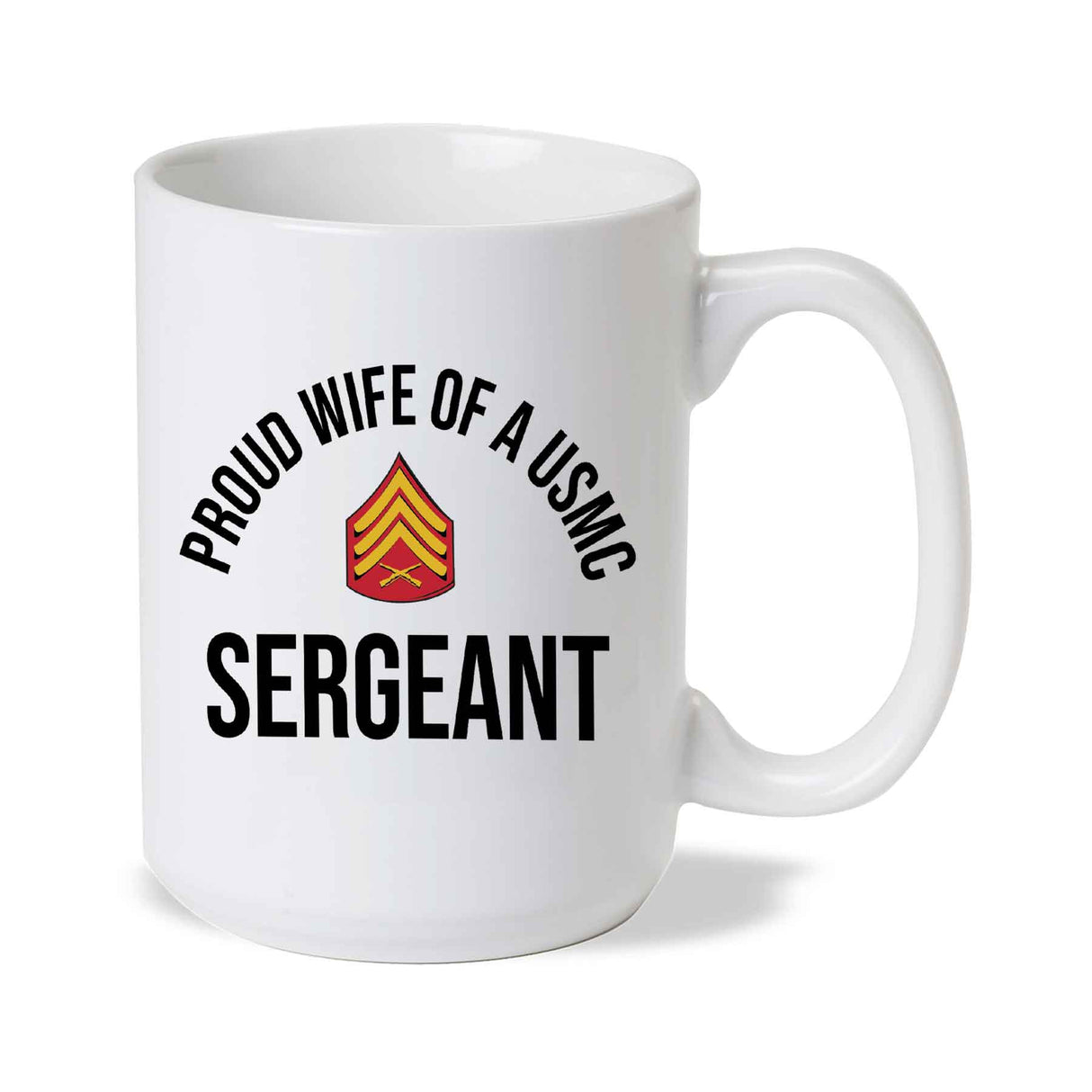 Wife of a USMC Mug - Choose Your USMC Rank - SGT GRIT