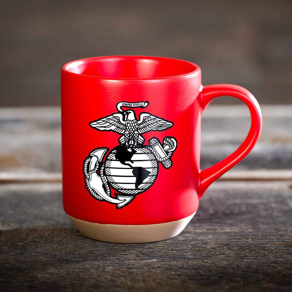 USMC EGA Red Sandstone Mug - SGT GRIT